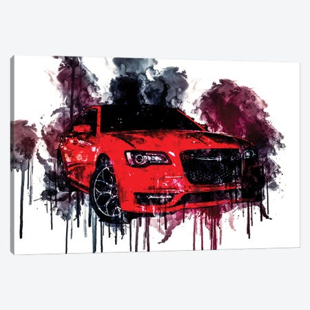 2018 Chrysler 300S Vehicle CDLIV Canvas Print #SSY952} by Sissy Angelastro Canvas Print