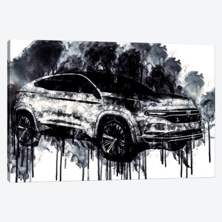 2018 Fiat Fastback SUV Vehicle CDXCVII Canvas Print #SSY995} by Sissy Angelastro Canvas Art