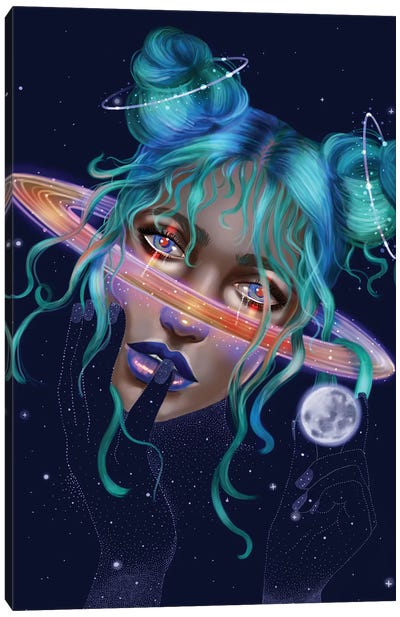 Saturn Canvas Art Print - Stephanie Sanchez