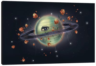Subconscious Canvas Art Print - Saturn Art