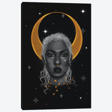 Lady Of The Moon I Canvas Print #SSZ28} by Stephanie Sanchez Canvas Art