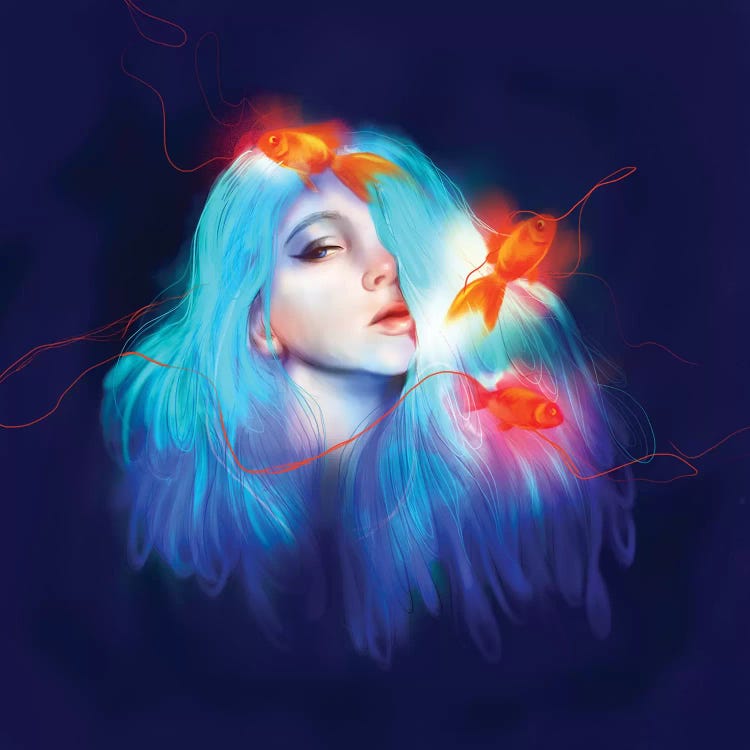 Blue by Stephanie Sanchez wall art