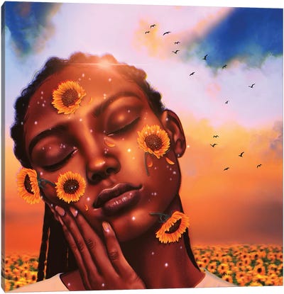 Sunshine Canvas Art Print - Black Lives Matter Art
