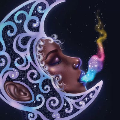 Selene Magick by Stephanie Sanchez acrylic art print