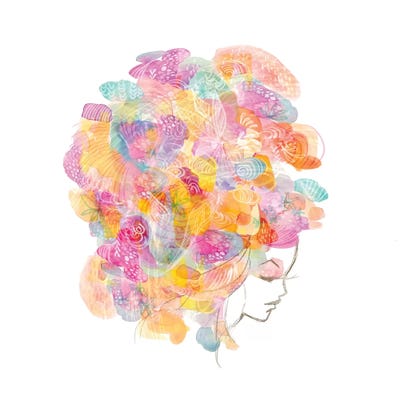 Bouffant No. 2 by Stephanie Corfee art print