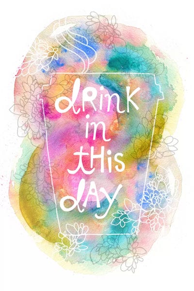 Drink In This Day by Stephanie Corfee canvas print