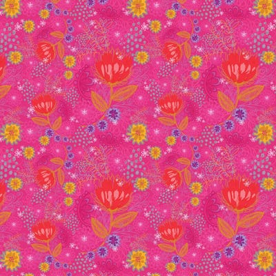 Bright Bouquet by Stephanie Corfee multi panel art