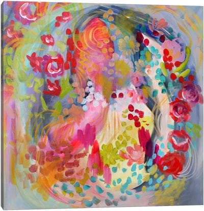 Flower Bath Canvas Art Print - Stephanie Corfee
