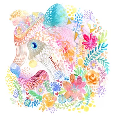 Flower Cub by Stephanie Corfee art print