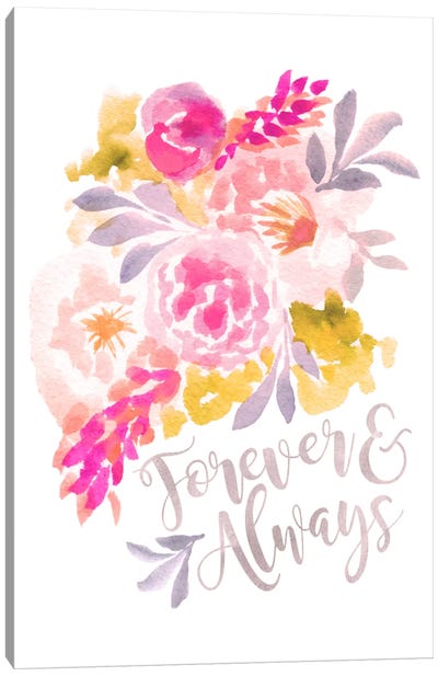 Forever & Always Canvas Art Print - Stephanie Corfee