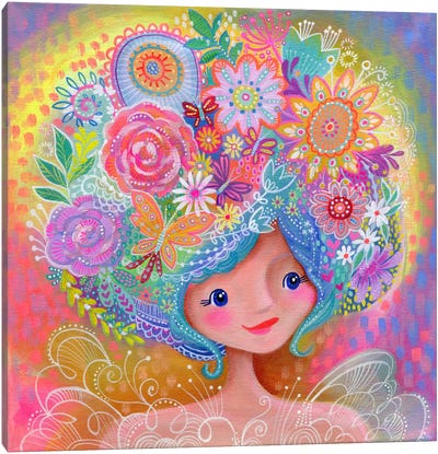 Garden Fairy Canvas Art Print - Stephanie Corfee