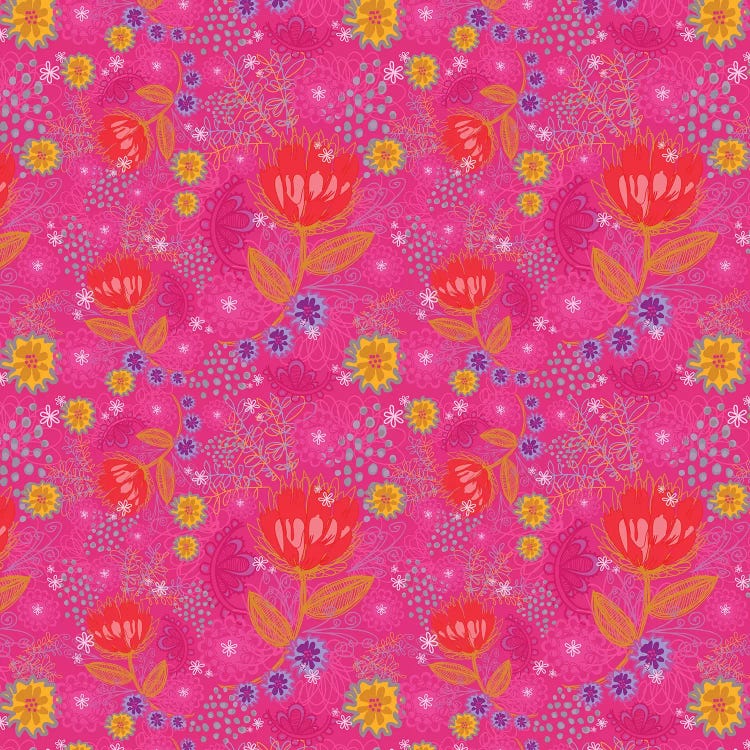 Bright Bouquet by Stephanie Corfee wall art