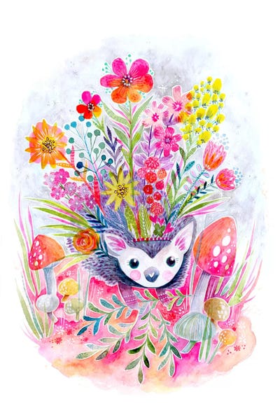 Hedgehog by Stephanie Corfee art print