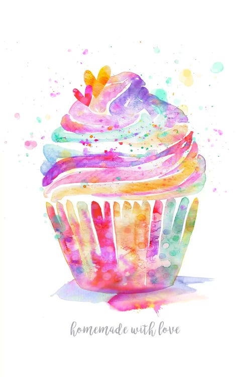 Homemade With Love Cupcake