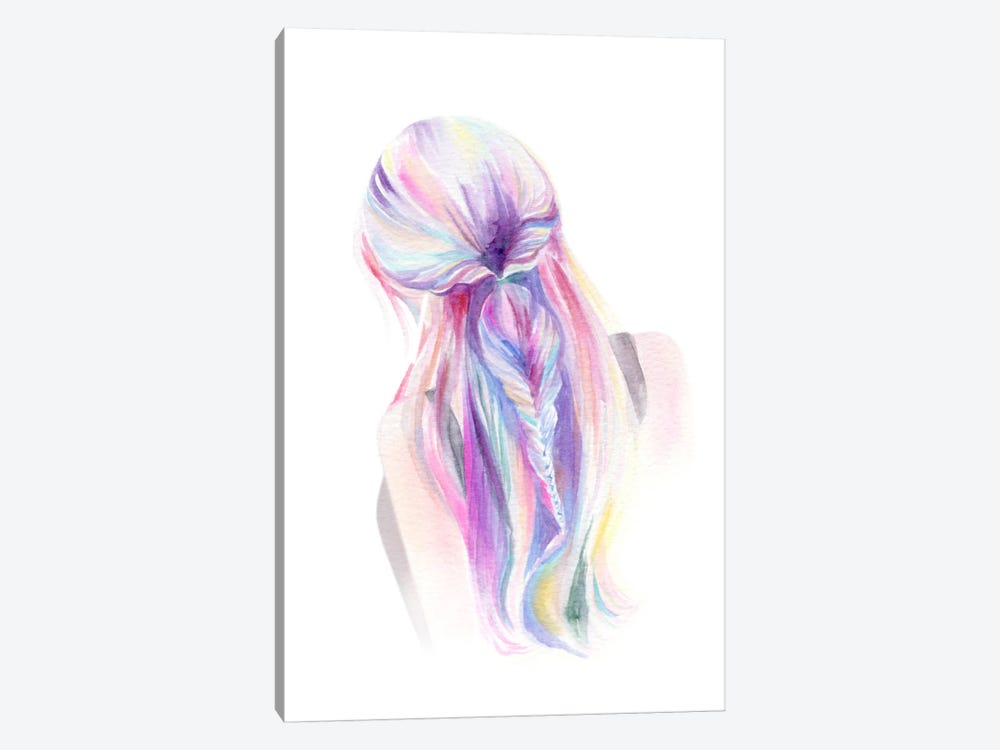 Mermaid Braid by Stephanie Corfee 1-piece Canvas Art Print