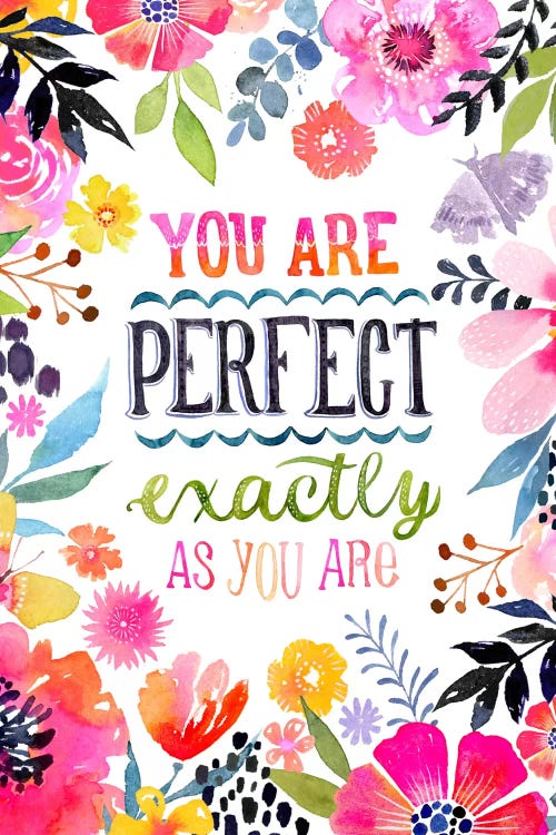 Perfect As You Are by Stephanie Corfee wall art