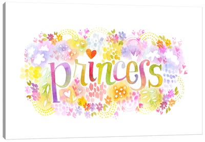 Princess Nickname Canvas Art Print - Princes & Princesses