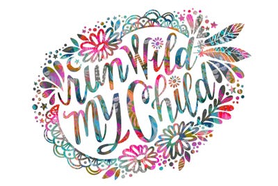 Run Wild My Child by Stephanie Corfee multi panel art