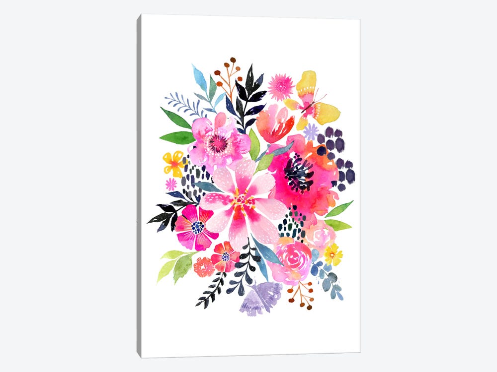 You Are Enough Art Print •  Floral Digital Art Print •  Flowers Art Print •  Floral Wall Art Print •  Printable Wall Art • Nursery Wall Art