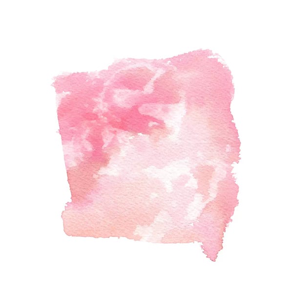 Stephanie Corfee: Watercolor Shapes, Blush by Stephanie Corfee