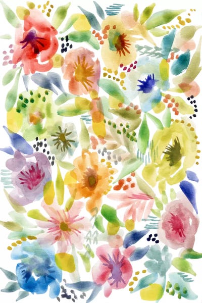Watery Flowers by Stephanie Corfee art print