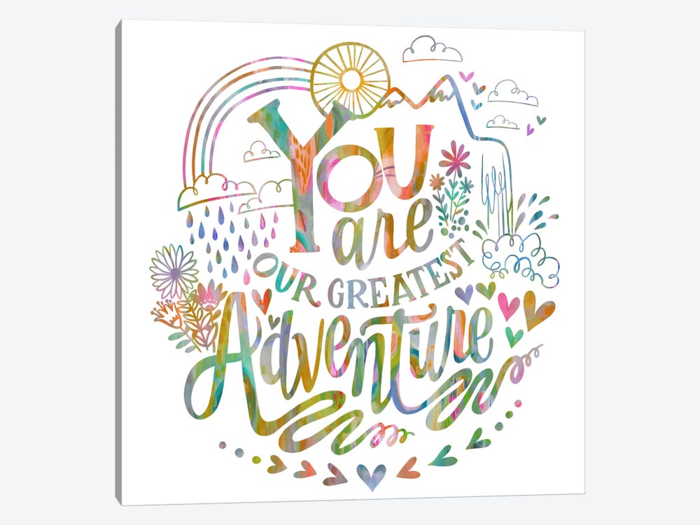 You Are Our Greatest Adventure by Stephanie Corfee 1-piece Canvas Art Print