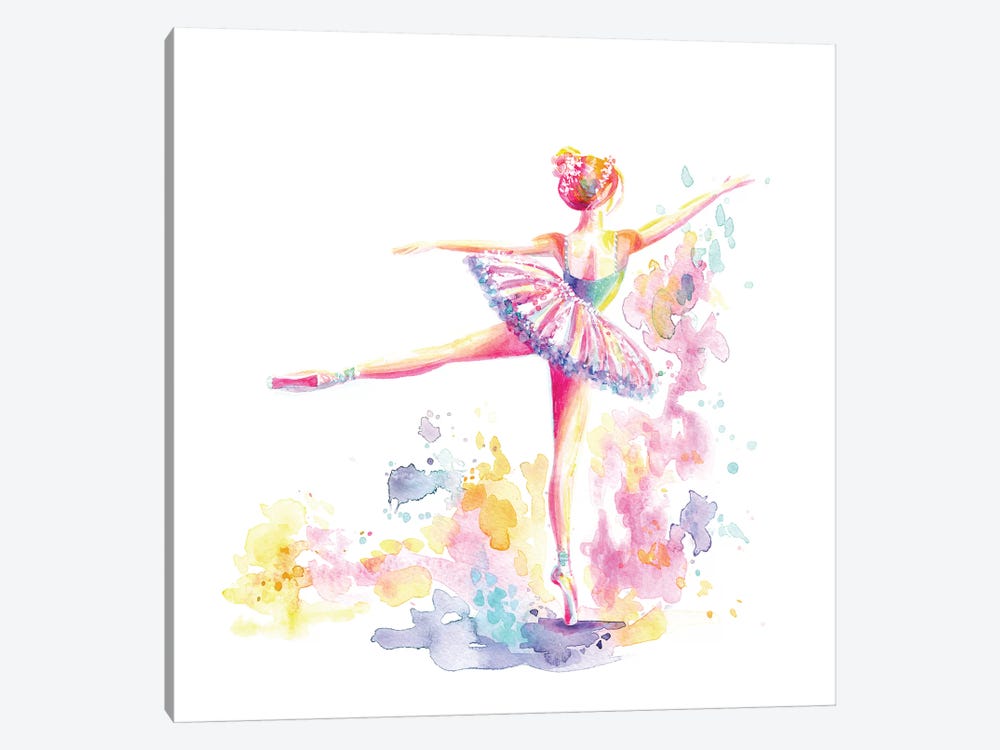 Ballerina Arabesque 1-piece Canvas Print