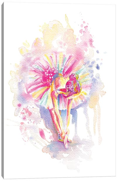 Ballerina Bend Canvas Art Print - Stephanie Corfee