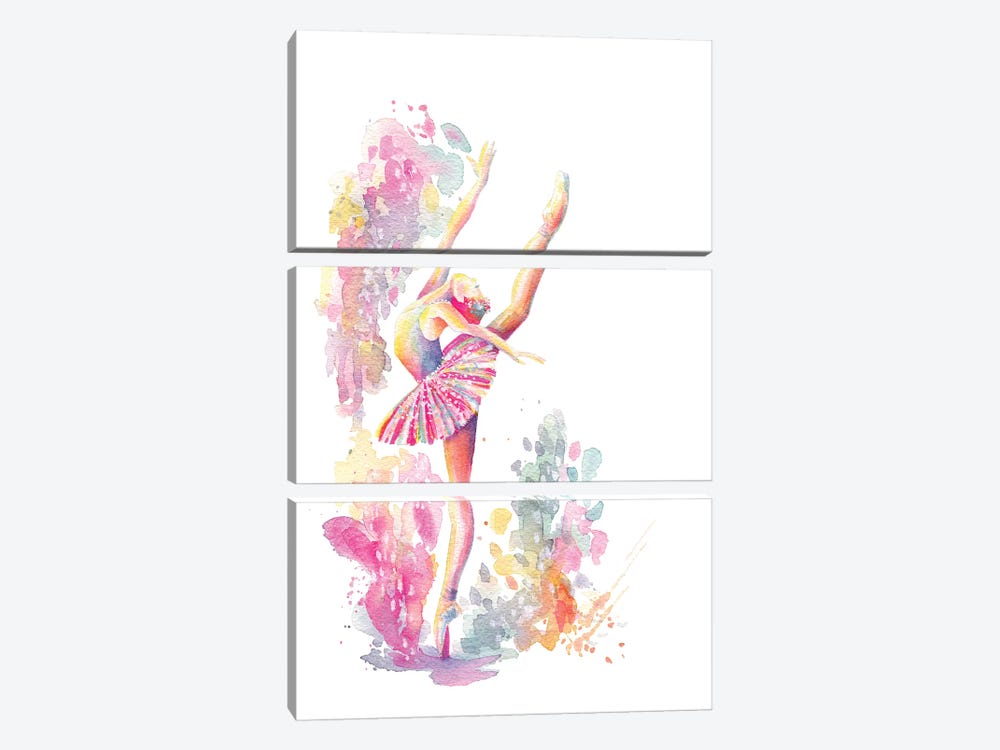 Ballerina Grande by Stephanie Corfee 3-piece Canvas Art Print