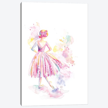 Ballerina Long Tutu Canvas Print #STC171} by Stephanie Corfee Canvas Art