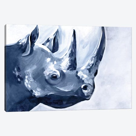 Blue Rhino Canvas Print #STC175} by Stephanie Corfee Canvas Print