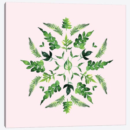 Botanical Mandala Canvas Print #STC176} by Stephanie Corfee Canvas Art Print