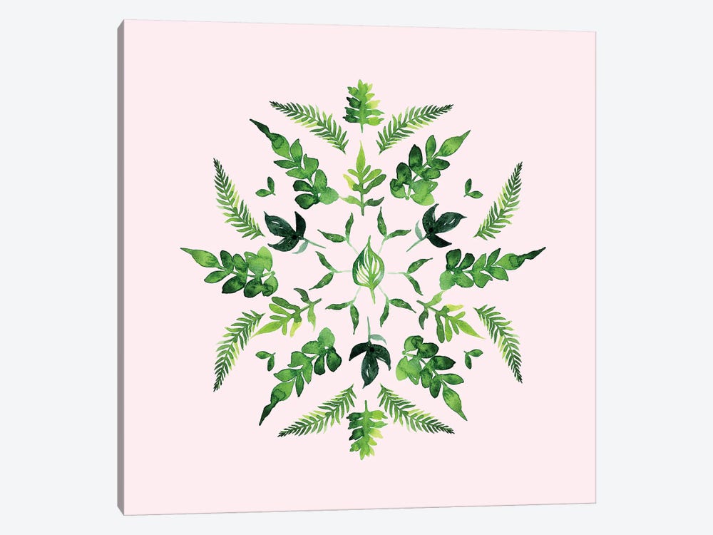 Botanical Mandala by Stephanie Corfee 1-piece Canvas Art Print