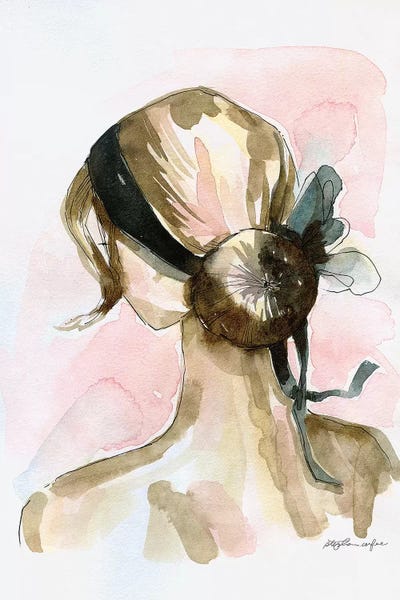 Pastels: Elegant Chignon by Stephanie Corfee