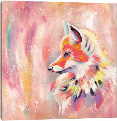 Magic Fox Canvas Art Print - Stephanie Corfee