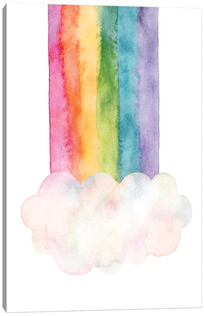 Rainbow Canvas Art Print - Playroom Art