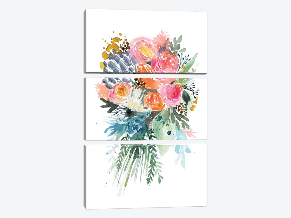 Spring Bouquet by Stephanie Corfee 3-piece Canvas Artwork