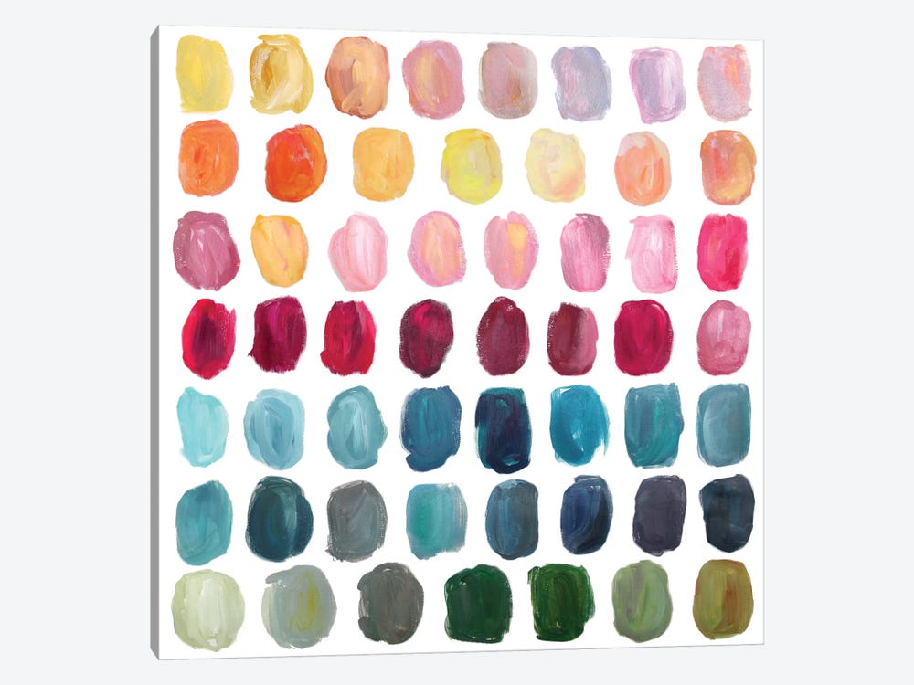 Color Palette by Stephanie Corfee 1-piece Canvas Print