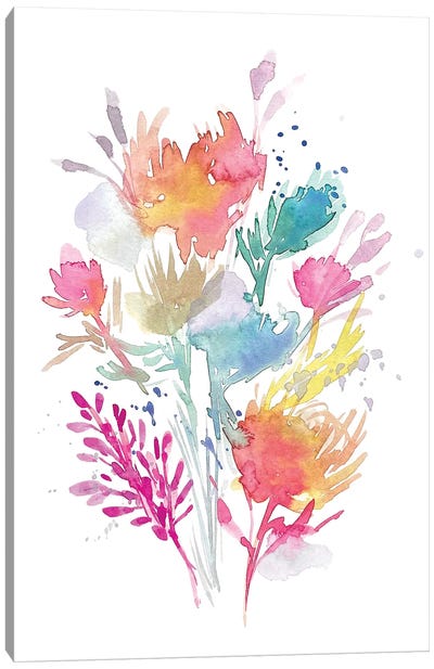 Waterflower Bunch Canvas Art Print - Stephanie Corfee