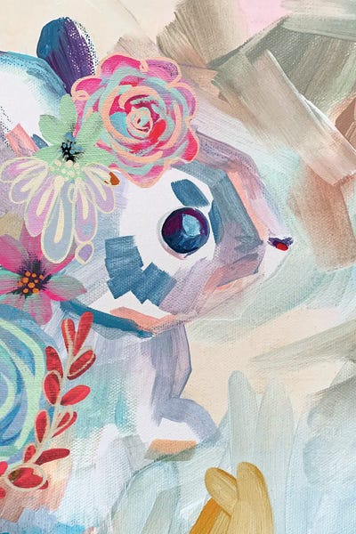 Flora Bunny by Stephanie Corfee canvas print