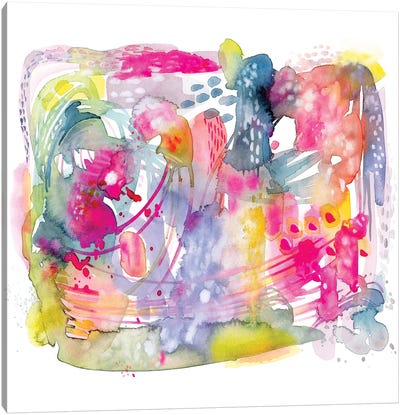Colorful Chaos Canvas Art Print - Stephanie Corfee