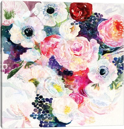 Abundance Bouquet Canvas Art Print - Stephanie Corfee
