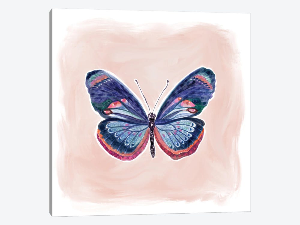 Bluesy Butterfly by Stephanie Corfee 1-piece Canvas Art