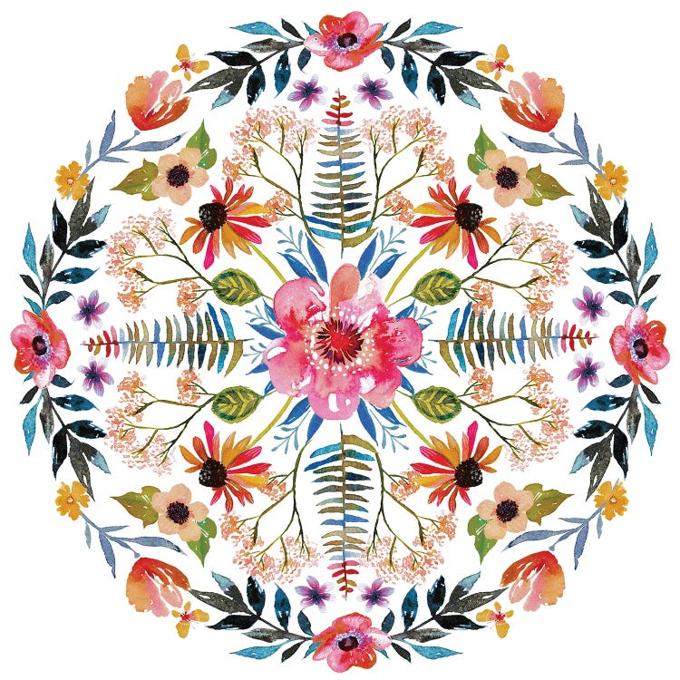 Boho Flower Mandala