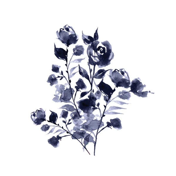 Fine Art Print: Inky Roses by Stephanie Corfee