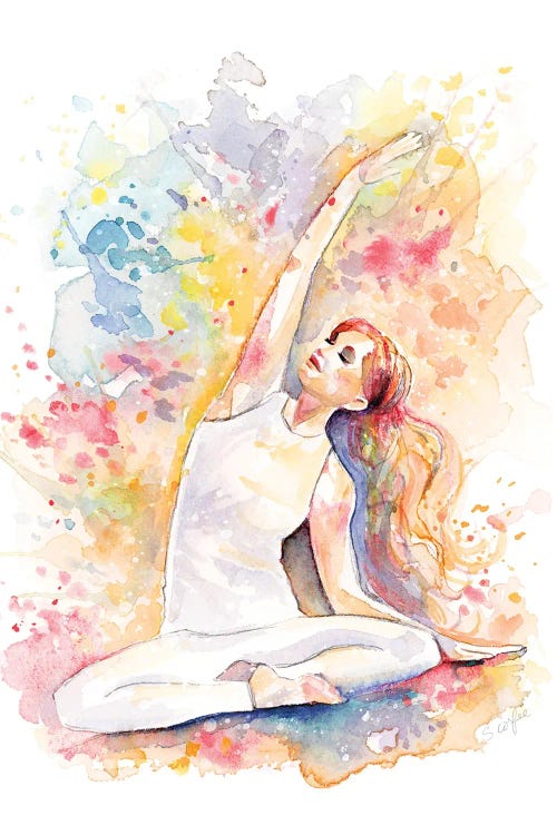 Yoga Energy by Stephanie Corfee wall art