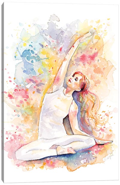 Yoga Energy Canvas Art Print - Stephanie Corfee
