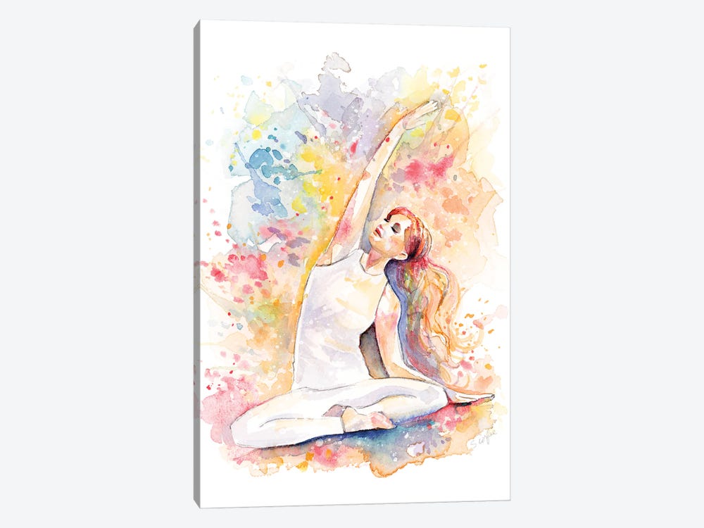 Yoga Energy by Stephanie Corfee 1-piece Canvas Artwork