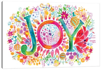 Oh Joy Canvas Art Print - Happiness Art