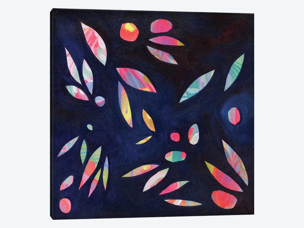 Rainbow Leaves by Stephanie Corfee 1-piece Canvas Art Print